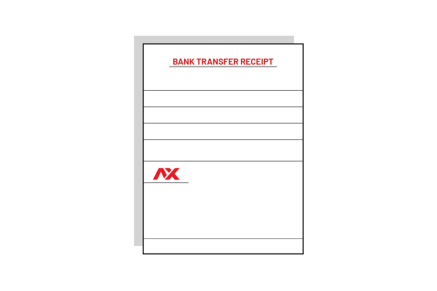 Bank Transfer Receipt