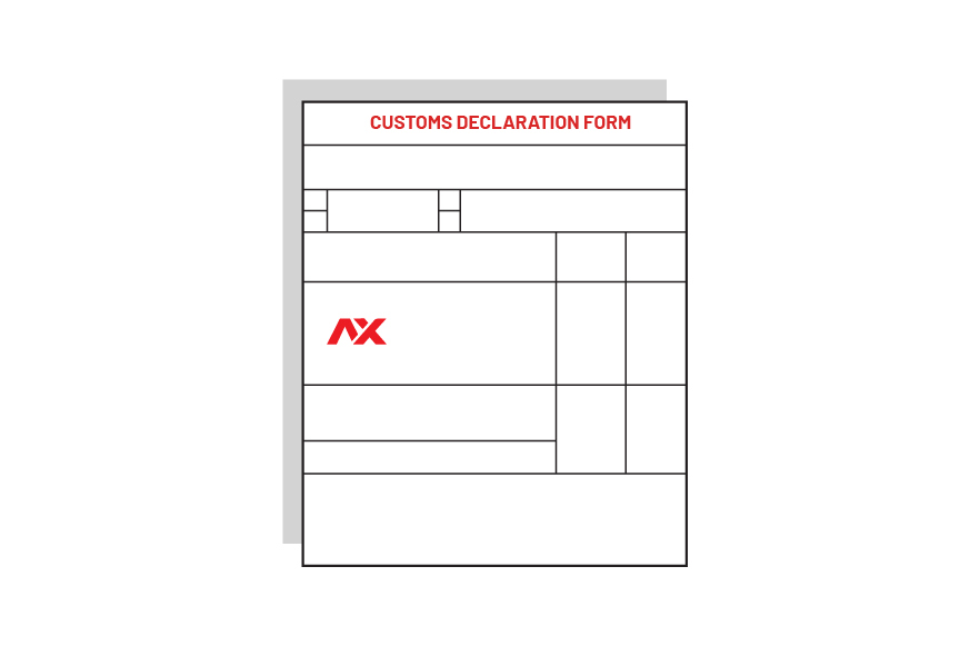 Customs Declaration Form