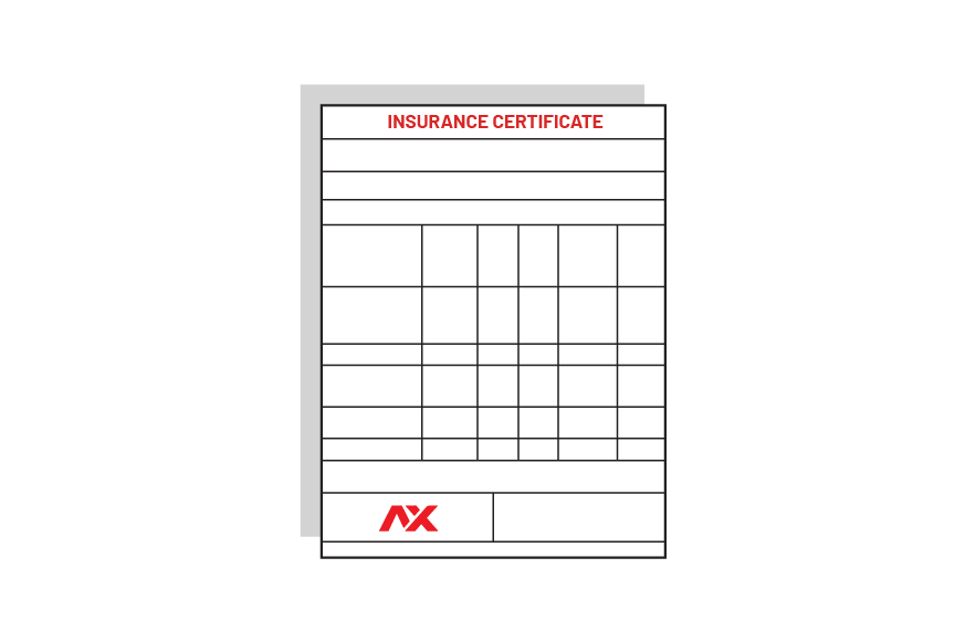 Insurance Certificate