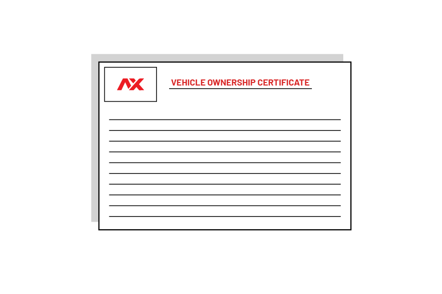Vehicle Ownership Certificate